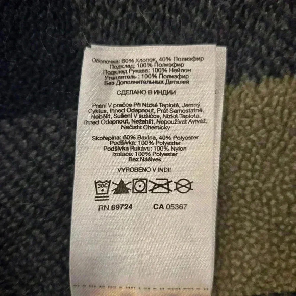 Canvas Flannel Lined Insulated Barn Jacket Chore Coat Blue Mens Size 2X - Picture 11 of 14